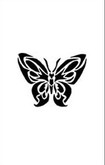 Stencil vlinder