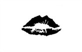 Stencil lippen